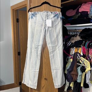 KanCan Women's Light Blue Flare Jeans